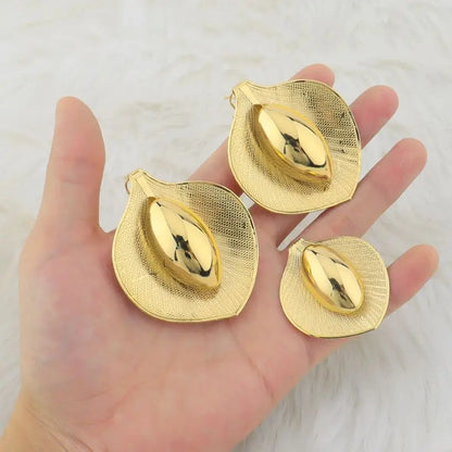 Brazil Calla Lily 2Pcs Earring Set & Ring, Elliptical Pistil Trendy Jewelry Gift for Anniversary, Party & Valentine’s