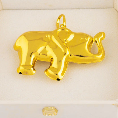 YM Retro Pendant Series of Elephant Ethiopia Women Men Punk Necklace Pendant DIY Jewelry Gift  for Mother's Day Party Dating