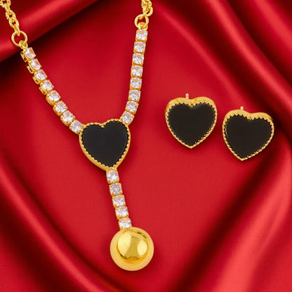 Heart Necklace Chain Jewellery Butterfly Necklace For Women New Girls Choker Clavicle Chain Trendy Charm Party Jewelry Gifts