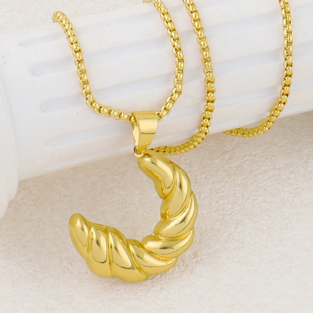 French Gold Plated Weaving Women's Jewelry Set Classic Necklace Earrings Charm Bracelet for Daily Wear Date Party Wedding Gift