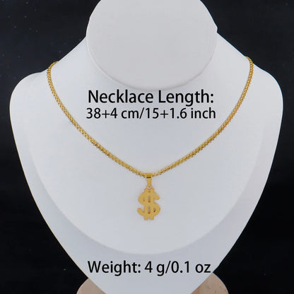 luxury stainless gold letter necklace for women high quality stainless steel Minimalist letters for necklace Daily wear Gift