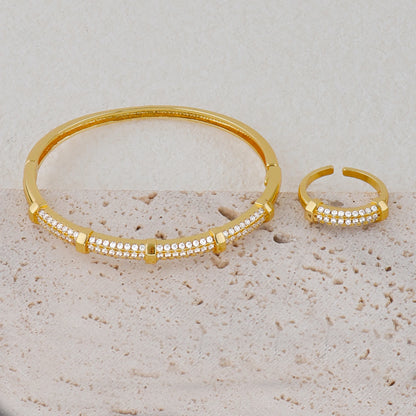 Bee Earrings & Ring Jewelry Set, Luxury Bridal Gift for Valentine Wedding Anniversary, Elegant Jewellery Woman Accessor