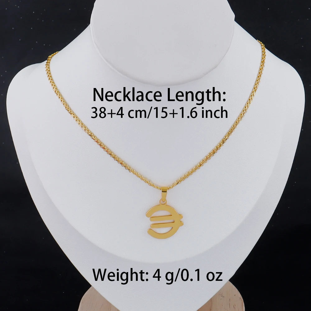luxury stainless gold letter necklace for women high quality stainless steel Minimalist letters for necklace Daily wear Gift