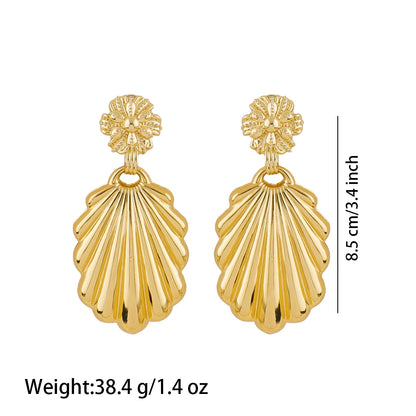 Dubai Luxury 18K Gold Plated Earrings African Hoop Earrings For Women Jewelry Sets Indian Nigerian Wedding Jewellery Party Gifts