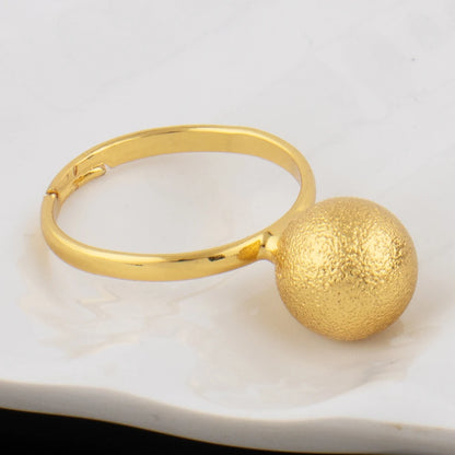 New Little Pearl Ring Bangle for Women Fashion Gold Color Delicate Big Circle Bracelet Ring France Jewelry Gift For Party Daily