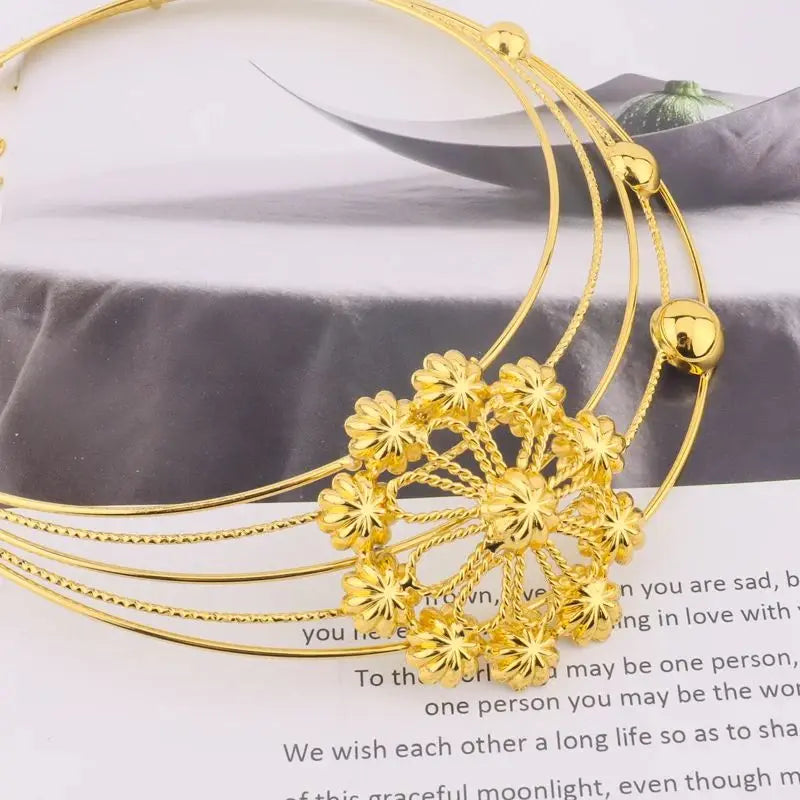 Yueming charming earrings bangle african noble luxury custom for african wedding party