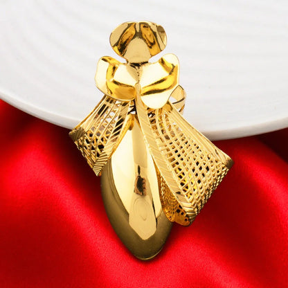 cute bee Shape Earrings Ring Exquisite Stainless Steel Jewelry High Quality Fashion Jewelry Gifts accessories wholesale