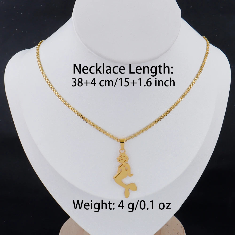 luxury stainless gold letter necklace for women high quality stainless steel Minimalist letters for necklace Daily wear Gift