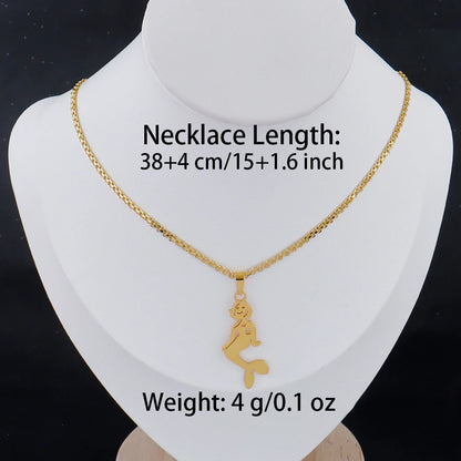 luxury stainless gold letter necklace for women high quality stainless steel Minimalist letters for necklace Daily wear Gift