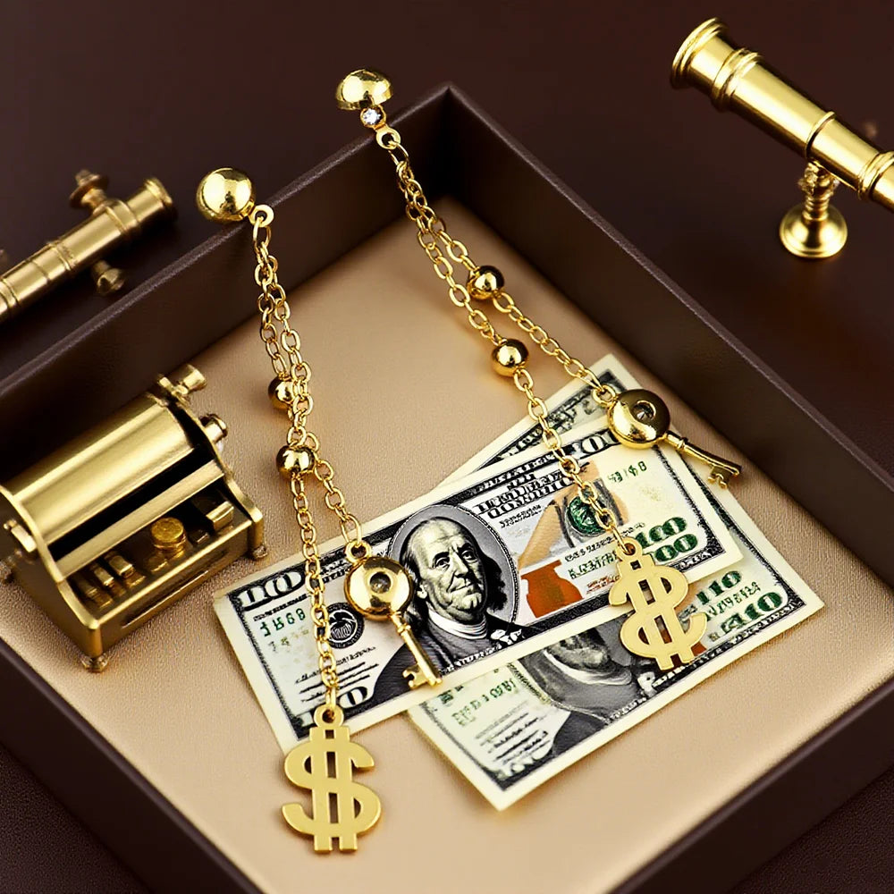 Bohemian earring and necklace jewellery set for woman Dollar style Tassel Earrings Necklace Beach Jewelry Vacation Gift