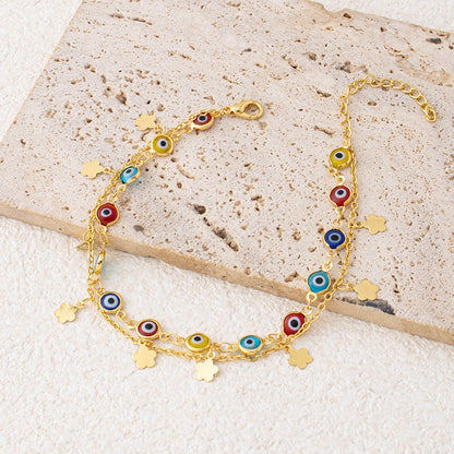 Female Heart Anklets Bracelet Sandals Foot Jewelry Leg New Anklets on Foot Bracelets for Women Leg Chain Jewelry Accessories