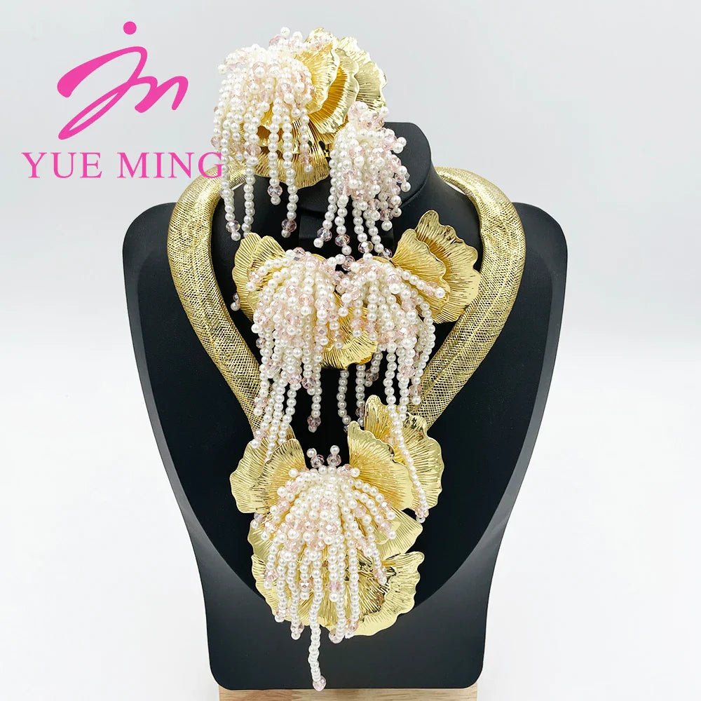 Yueming Crystal Bridal Jewelry Set