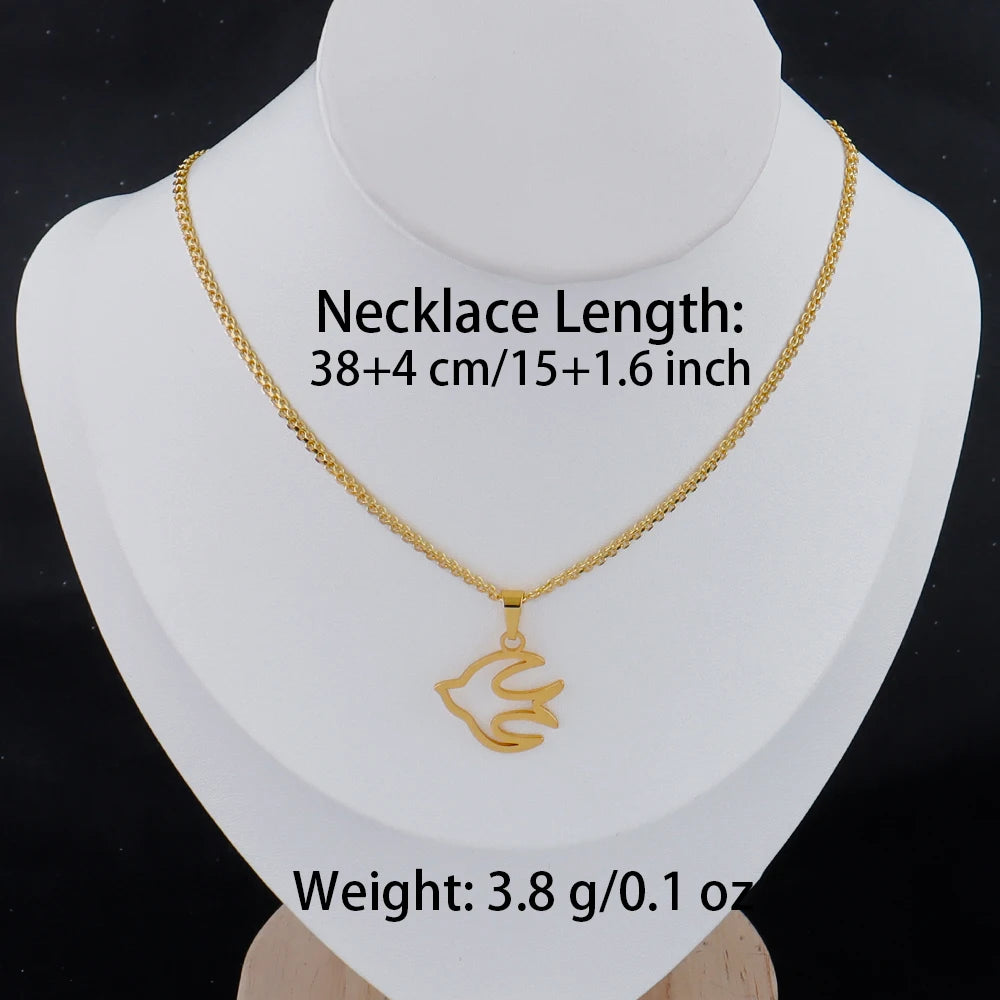 luxury stainless gold letter necklace for women high quality stainless steel Minimalist letters for necklace Daily wear Gift