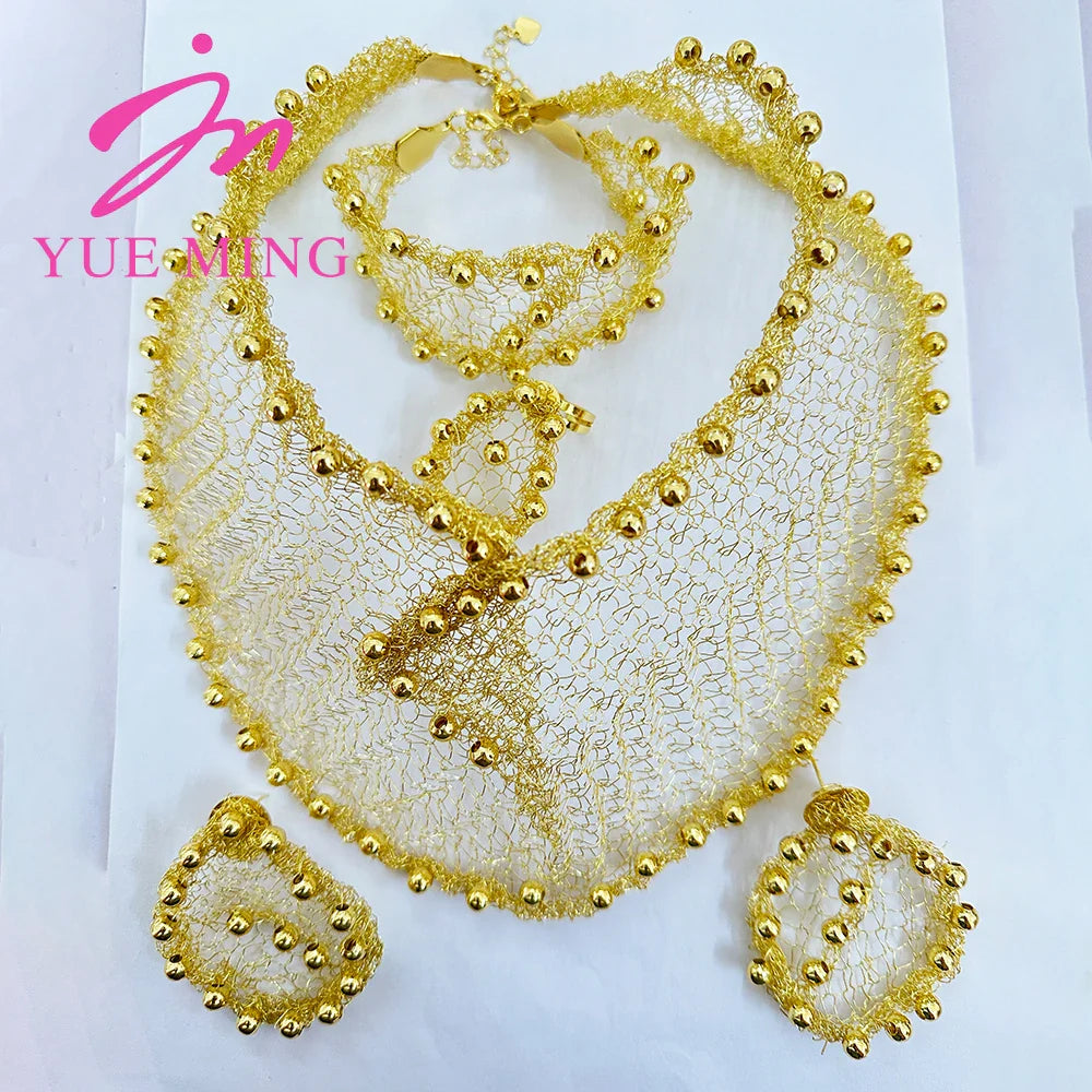 Yueming Luxurious Wedding Jewelry Set