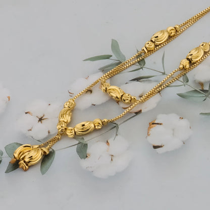 Dubai Gold Color Small Beads Necklace Earrings Fashion Charms Ball Sets for Women/Girls Ethioipian Jewelry African Indian Gift