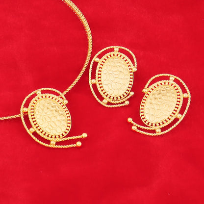 Luxury Gold Plated Women Jewelry Set for Necklace Bracelet Earrings Ring Elegant Charms Jewelries Gift for Wedding Party