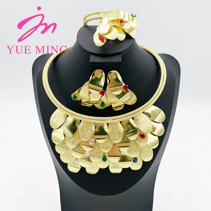 Yueming Copper Fashion Wedding Jewelry Set