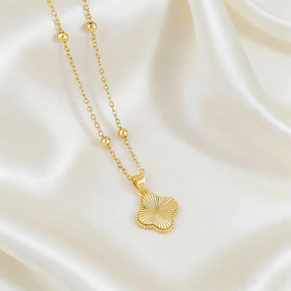 Romantic 2Pieces Jewelry Set Pendant Necklace Earrings Perfect for Women Brides Weddings Gifts and Girls' Birthdays