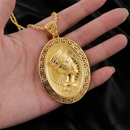 new fashion pendant Hip Hop Punk Style women men pendant 18K Gold Plated Stainless Steel african map fashion style pendant Gift