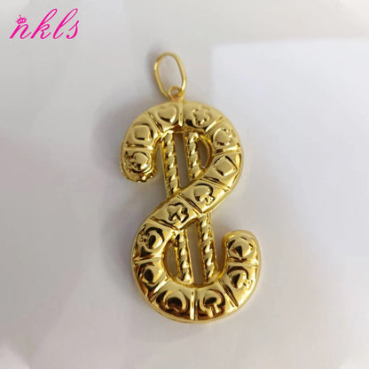 Map of African Pendant Necklace for Men and Women, Gold Color, Hip Hop, Popular Necklace, Luxury Stainless Steel, Copper Chain J
