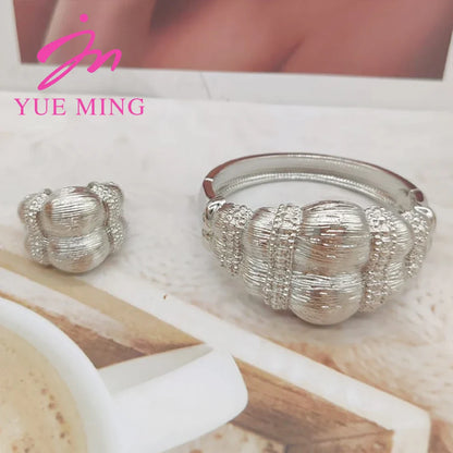 Yueming Copper Luxury Wedding Jewelry Set