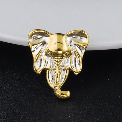 luxury gold plated woman jewerly set Dubai Gold Color Elephant Bracelet Ring Earrings Necklace Set For Women Party Gift