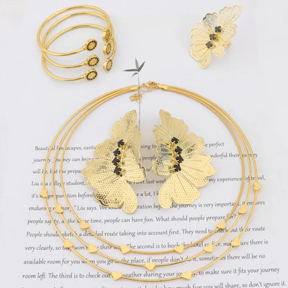 Yueming butterfly shape earrings minimalist handmade for daily