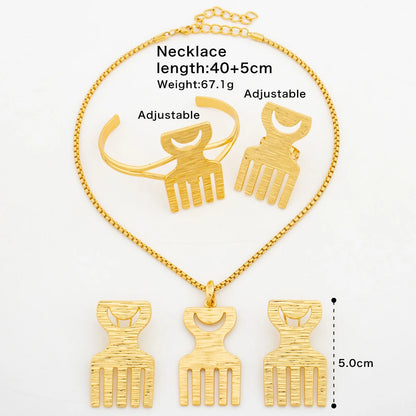 New Arrival Gold-Tone Flower Jewelry Set for Women, Delicate Necklace & Stud Earrings, Ideal Wedding Party Gift Choice