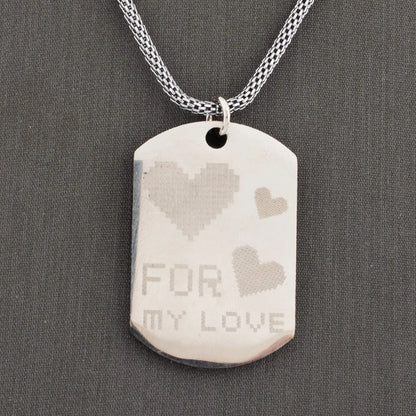 Stainless Steel Pendant Necklace For Women Men America Personalized Nigeria Hip Hop Jewelry Gift For Party Easter Mother's Day
