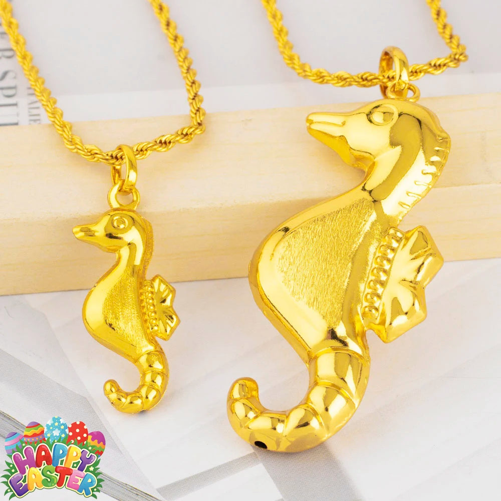 Dubai Nigeria Stainless-Steel Pendant Necklace for Women, Luxury Easter-Party Gift, Elegant Jewellery Woman