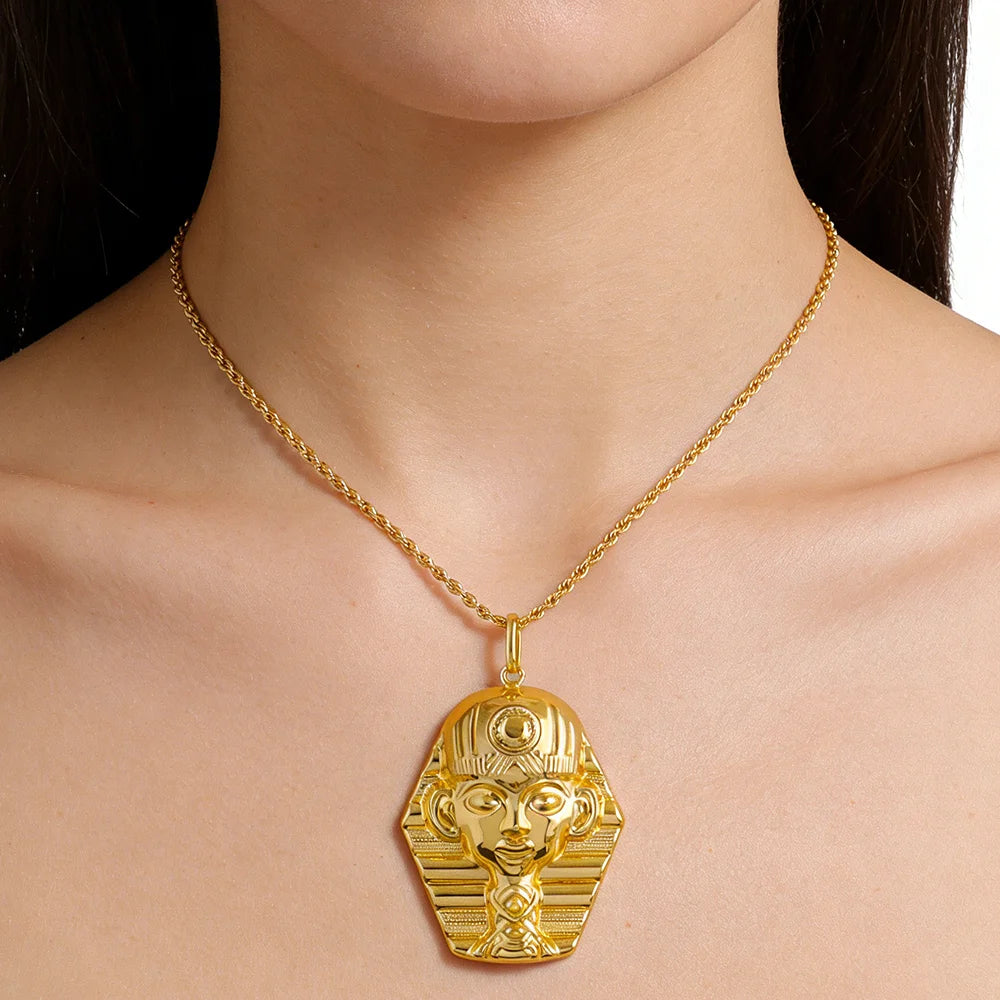 new fashion pendant Hip Hop Punk Style women men pendant 18K Gold Plated Stainless Steel african map fashion style pendant Gift