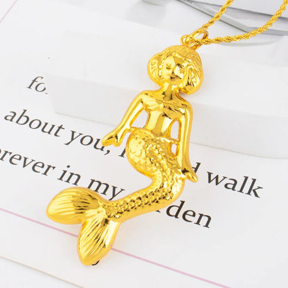 YM Elegant Pendant Series of Mermaid France Women Men Fashion Necklace Pendant DIY Jewelry Making Gift for Mother's Day Party