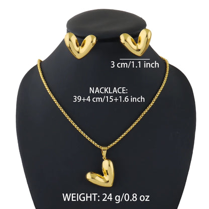 Indian Gold Plated Flower Bridal Jewelry Set for Women, Dubai Costume, Stainless Steel Necklace, Earrings Combo, Wedding Party G