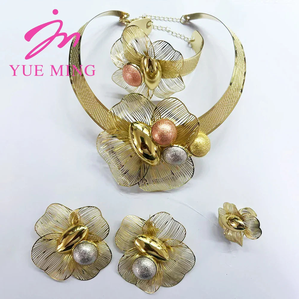 Yueming Luxury Nuptial Jewelry Set