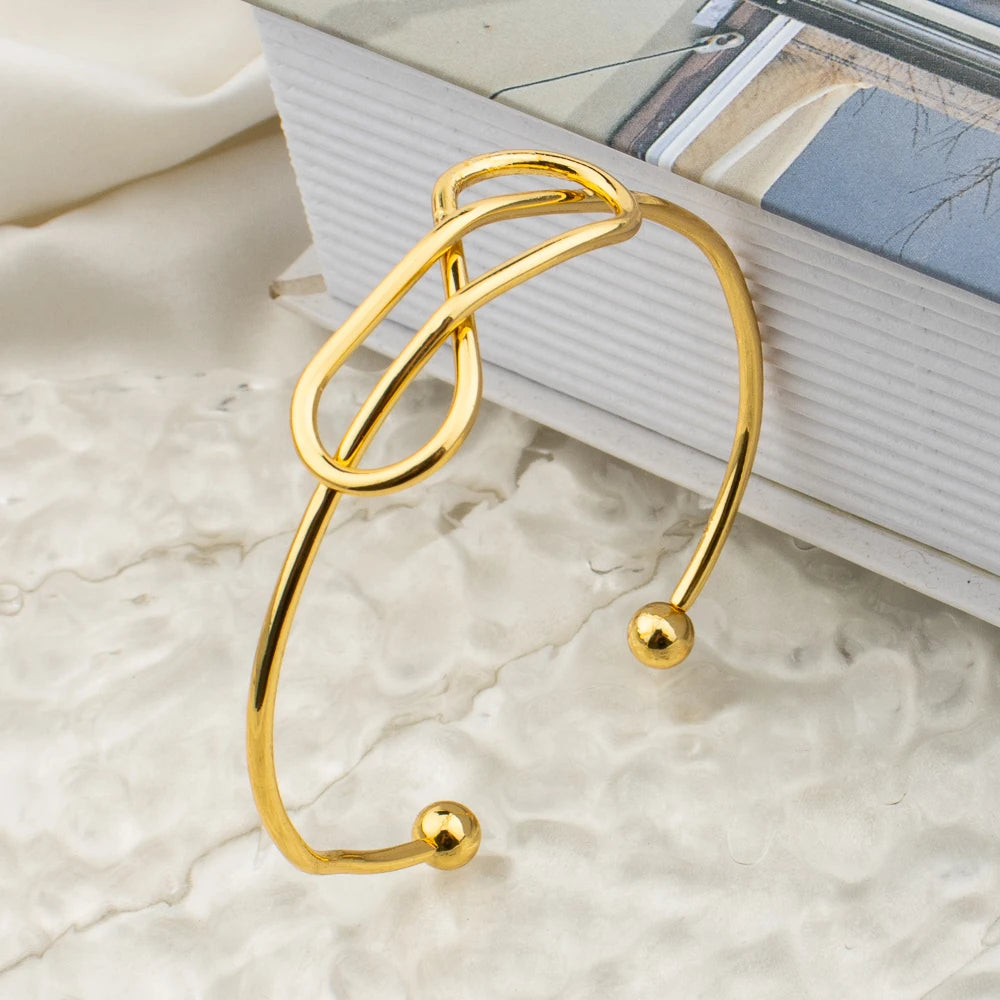 Color Dubai Cuban Bangle for Women, Classic Rust-Proof Large Chain Bracelet, New Design Wrist Jewelry Party Gift, Elega