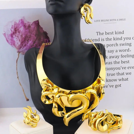 Yueming luxurious earrings bangle african luxury women african unique for accessories party