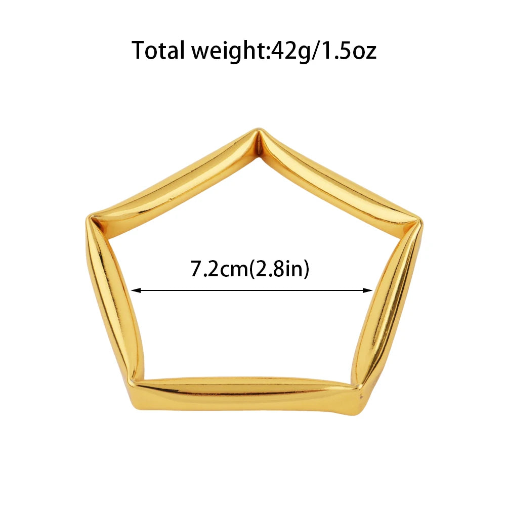 Plated Bracelet Punk Retro Simple Fashion Jewelry Hip-Hop High-End Accessories for Jewelry Gift Earring Set Minimalist Chic