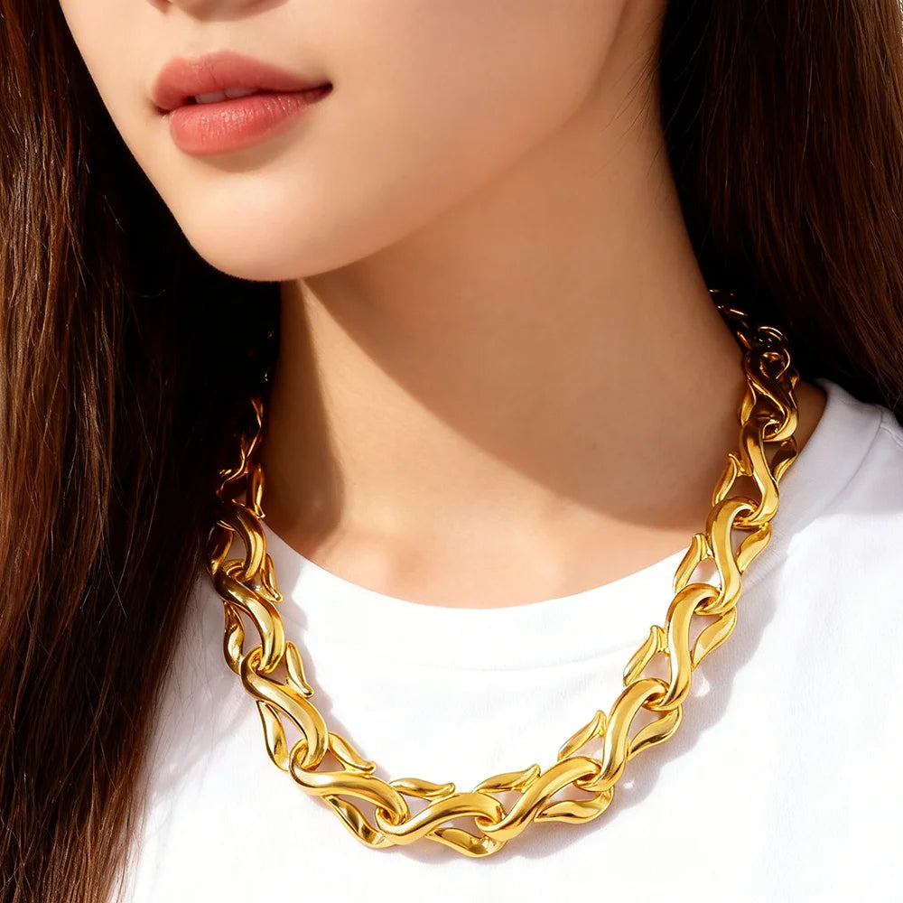 3PCS necklace big set luxury dubai women earrings necklace bracelet jewelry set valentine day choker necklace Jewelry Gift