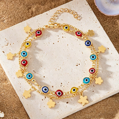 Female Heart Anklets Bracelet Sandals Foot Jewelry Leg New Anklets on Foot Bracelets for Women Leg Chain Jewelry Accessories
