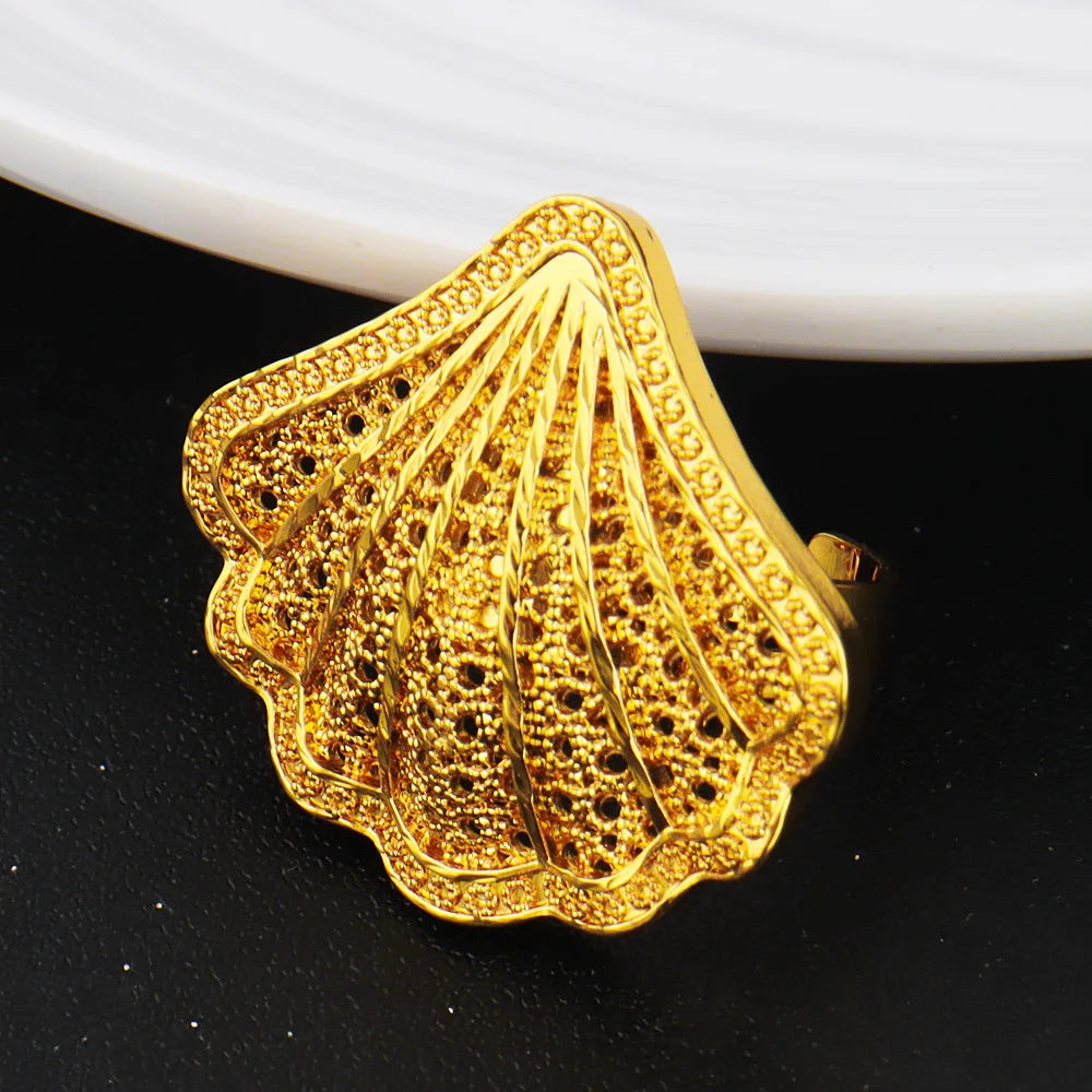 African Gold Plated Necklace Earrings Jewelry Set For Women Dubai Indian Nigeria Bridal Wedding Party Gift Jewellery Wholesale