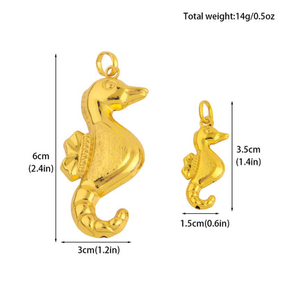 YM Punk Pendant Series of Seahorse Nigeria Women Men Fashion Necklace Pendant DIY Jewelry Gift  for Mother's Day Party Dating