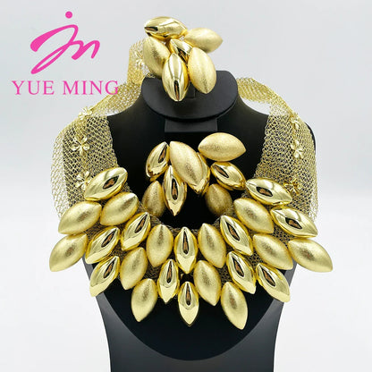 Yueming Flower Jewelry Set