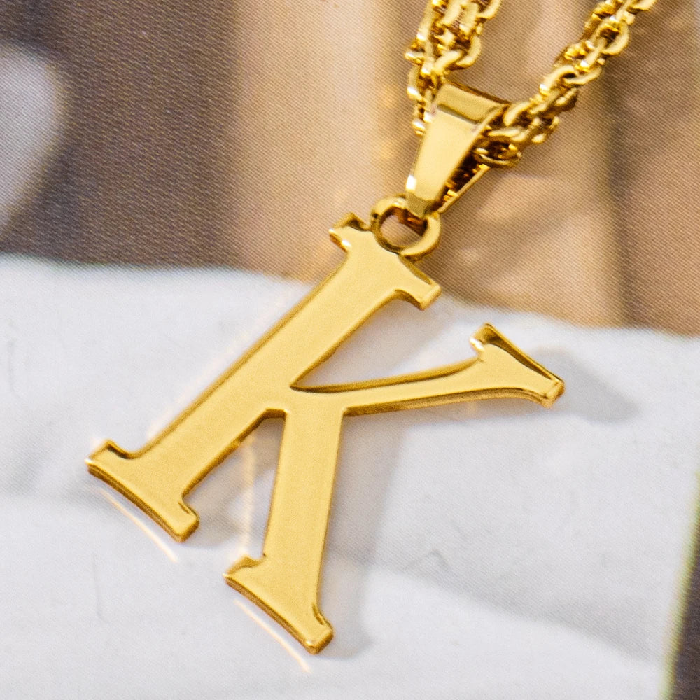 Custom Alphabet Necklace for Women, Personalized Initial Jewelry Gift for Mother’s Day & Wedding Party, Necklace Woman