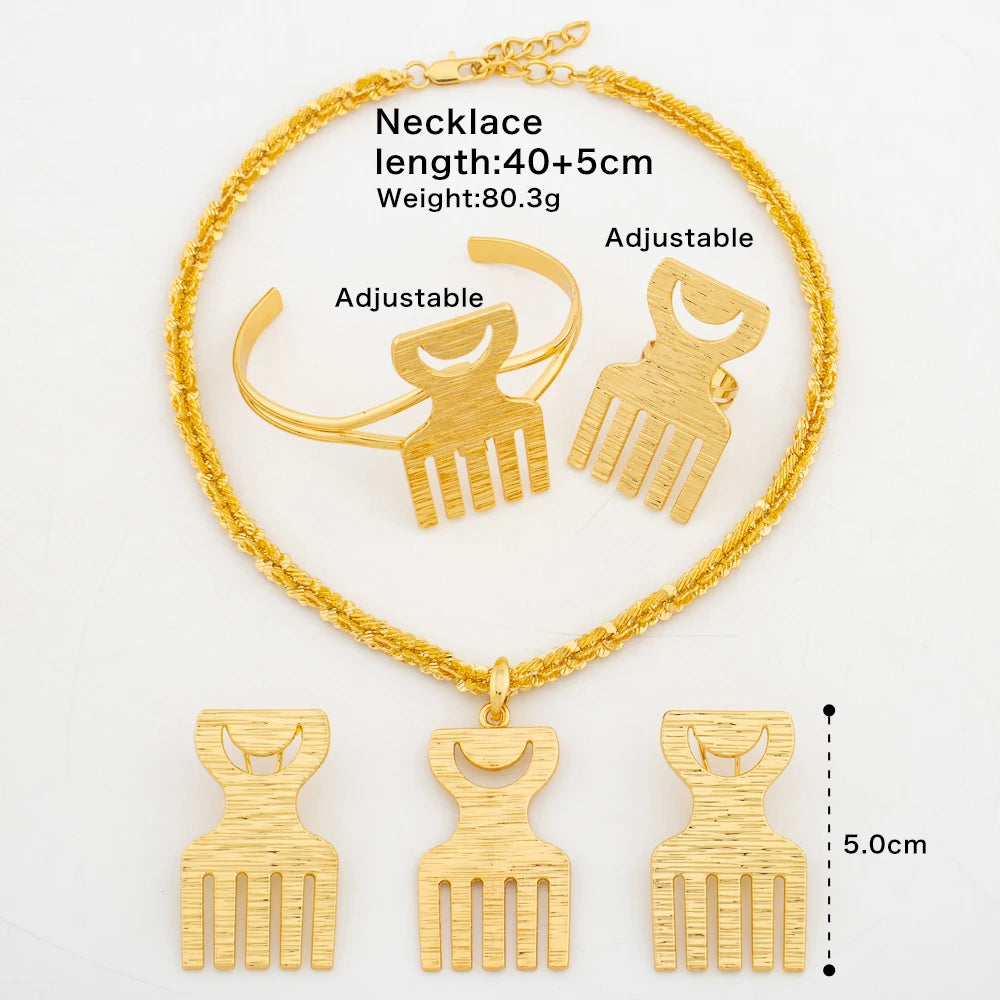 New Arrival Gold-Tone Flower Jewelry Set for Women, Delicate Necklace & Stud Earrings, Ideal Wedding Party Gift Choice