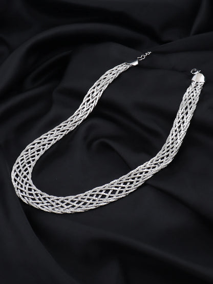 YM 10mm woven hollow chain necklace & bracelet set, 40cm gold-tone plated, Dubai Africa luxury punk women jewelry gift