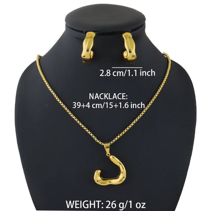 New Arrival Stainless Steel Indian Bridal Set Flower Necklace Earrings Women Wedding Party Hot Gift