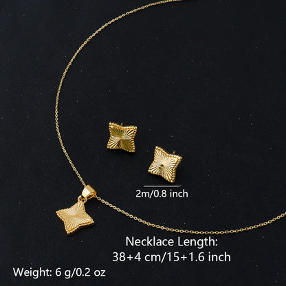 316L Stainless Steel Pendant Necklace18K Gold Plated Fashion Jewelry Individualistic Waterproof Holiday Jewelry Accessories