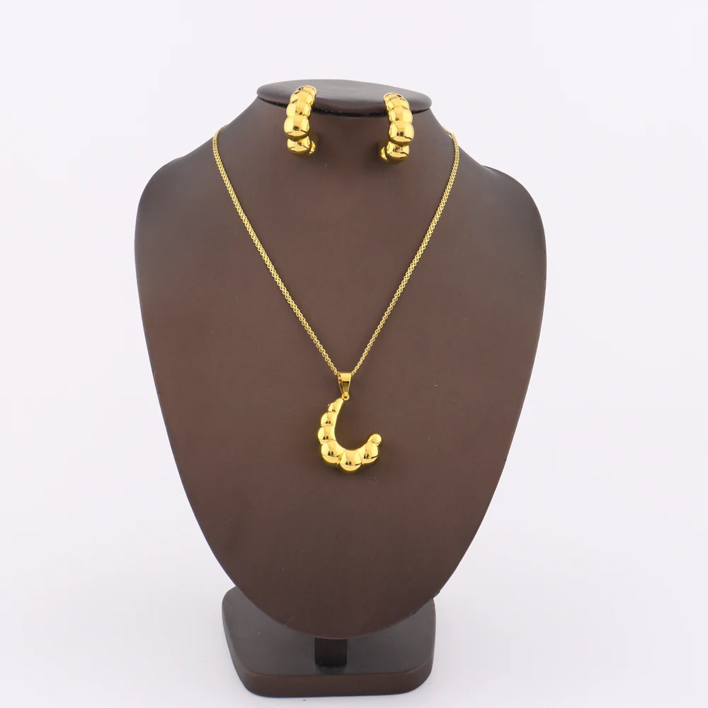 Brazil Earrings & Necklace Set for Women, Distinctive Wedding Party Anniversary Gift, Elegant Jewelry Women Set