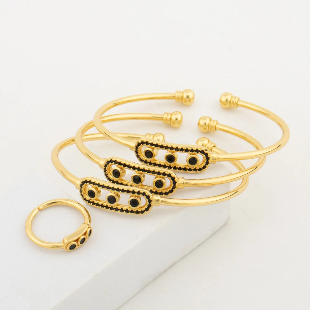 Punk Ring-Bracelet 2-in-1 for Women, New Fashion Trendy Joint Jewelry, Personality Accessories for Jewelry Gift