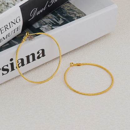 Hot Lady Big Large Circle Hoop Earrings Trendy Exaggerate Simple Geometric Metal Earrings for Women Party Jewelry Gift